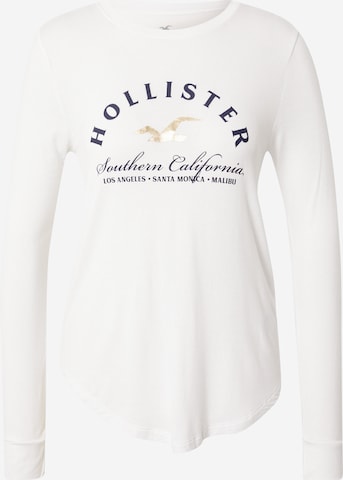 balts HOLLISTER T-Krekls: no priekšpuses