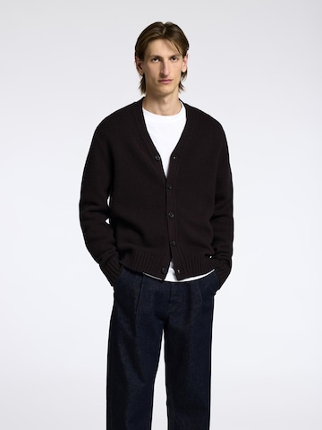 SELECTED Cardigan i brun: forside