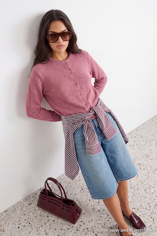 Trendyol Strickjacke in Rot