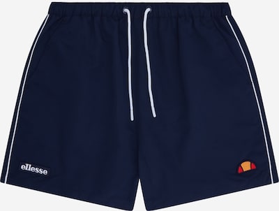 ELLESSE Uimashortsit 'Dem Slackers' värissä laivastonsininen / oranssi / punainen / valkoinen, Tuotenäkymä