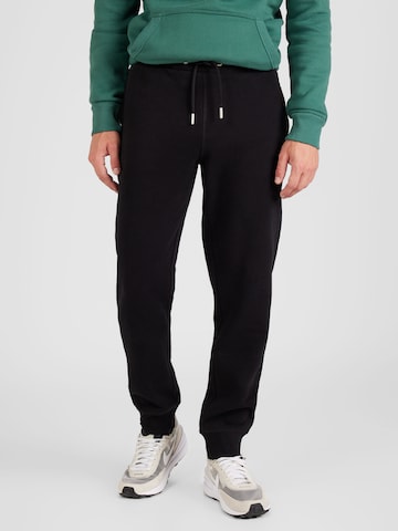 Superdry Tapered Broek 'Essential' in Zwart: voorkant