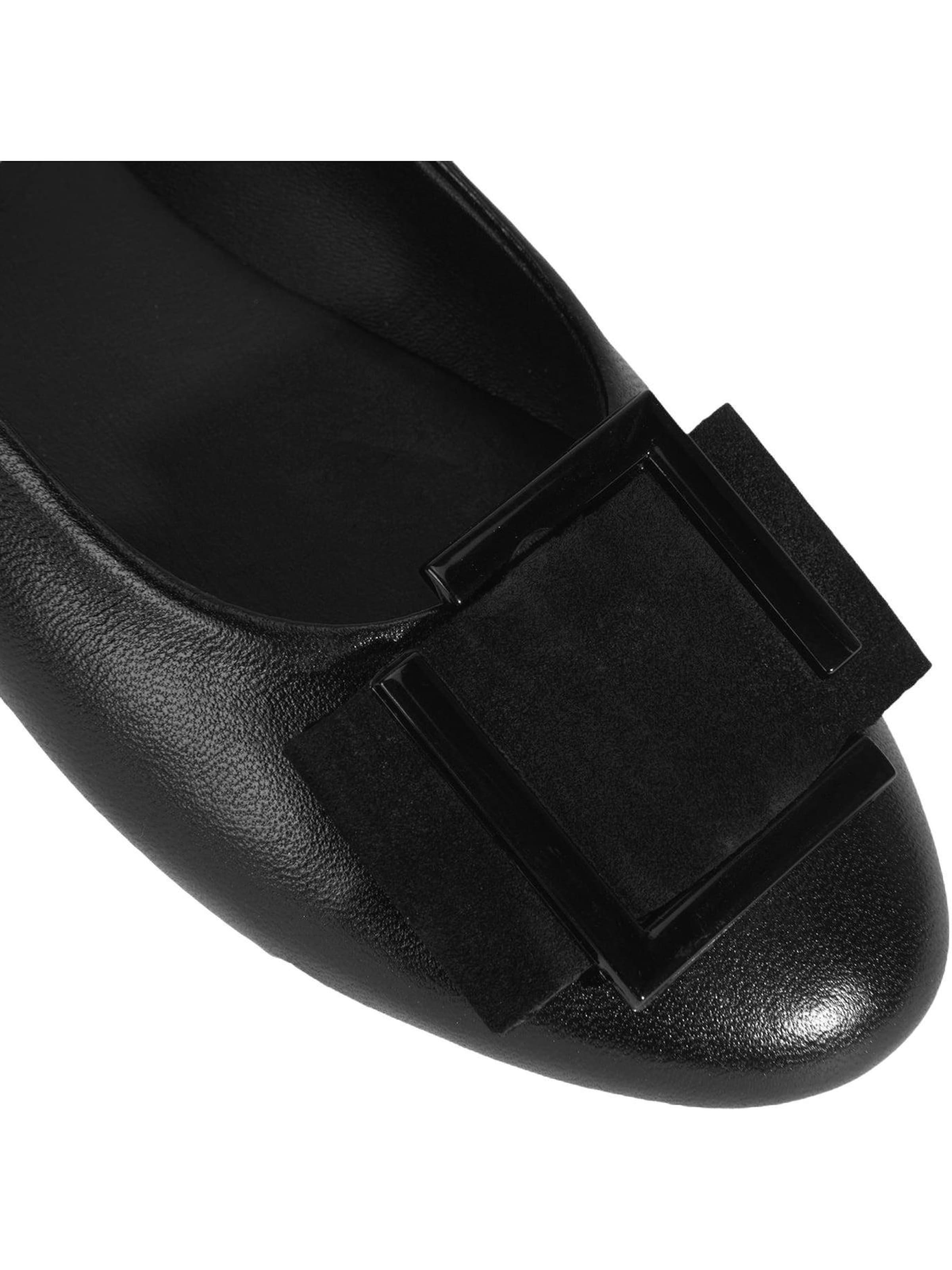 Desa Ballet Flats 'Ballettschuhe' in Black