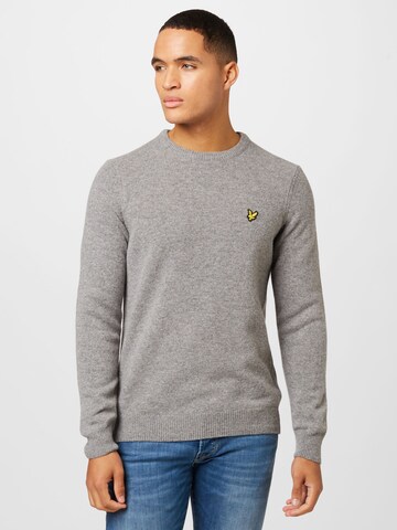 Lyle & Scott Sweter w kolorze szary: przód