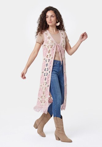 usha FESTIVAL Gebreide bodywarmer in Roze