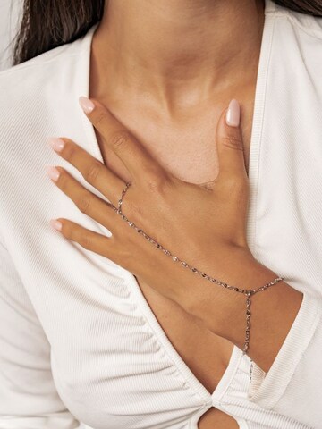 Hey Happiness Armband 'Hand Grace'‌‌‌‌‌‌ in Silber