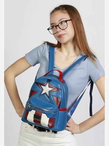 marvel Backpack 'Captain America Courage-Heady' in Blue
