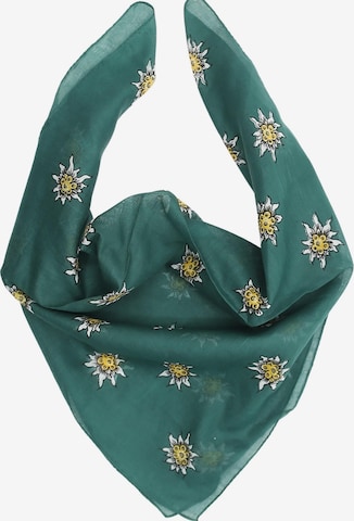 Allgäu Rebell Scarf 'Edelweiß' in Green: front