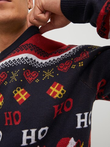 JACK & JONES Pullover 'Hoho' i blå