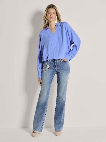 MADELEINE Blouse in Blauw