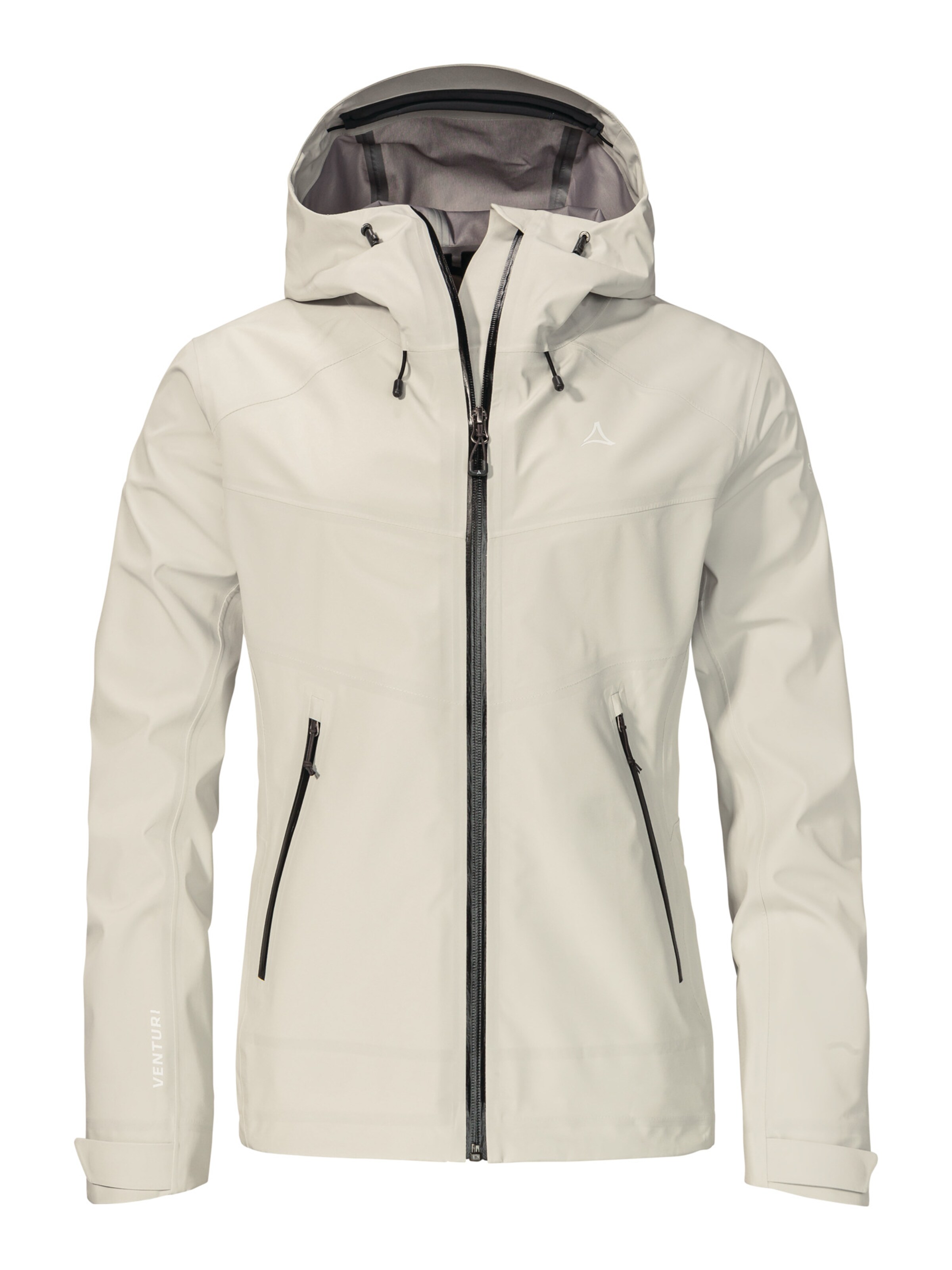 Schöffel Outdoorjas ' Hiking Jacket Style Cascata WMS ' in Beige: voorkant