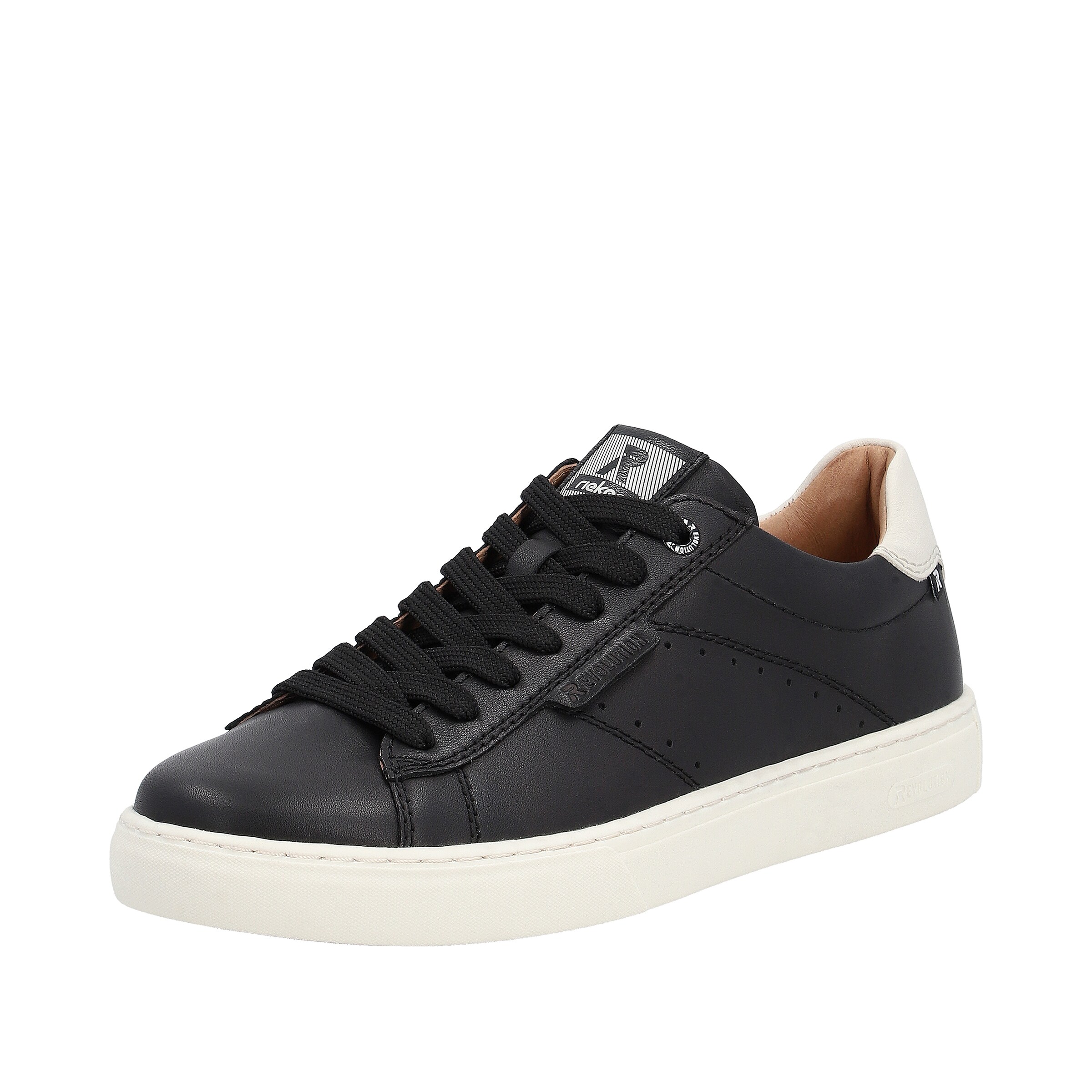 Rieker Sport Sneaker in Schwarz: Vorderseite