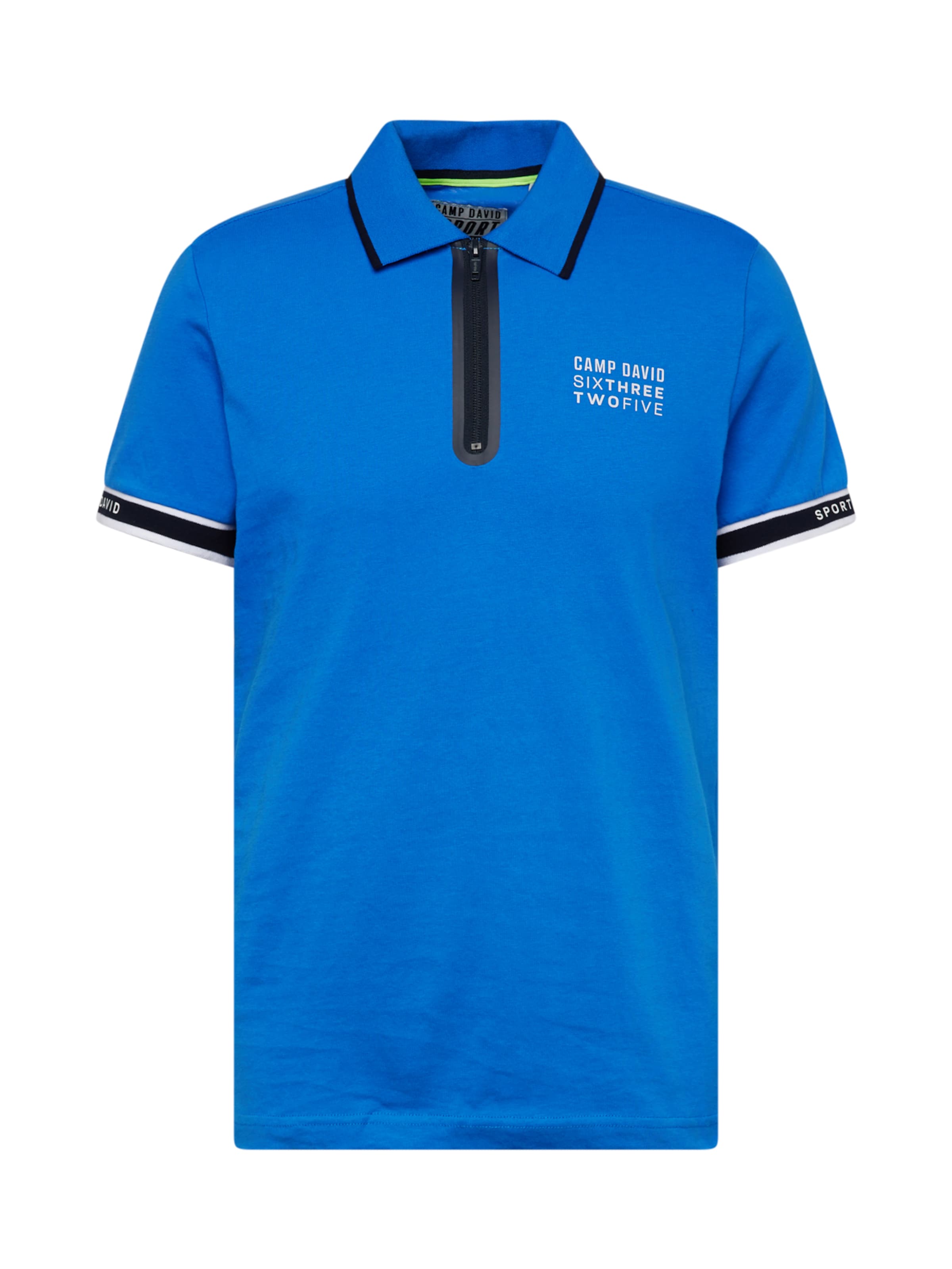 CAMP DAVID Shirt in Blue: front