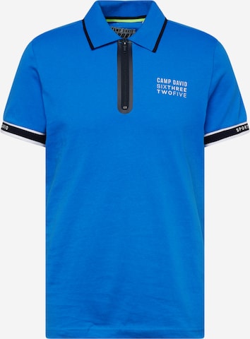 CAMP DAVID Shirt in Blauw: voorkant