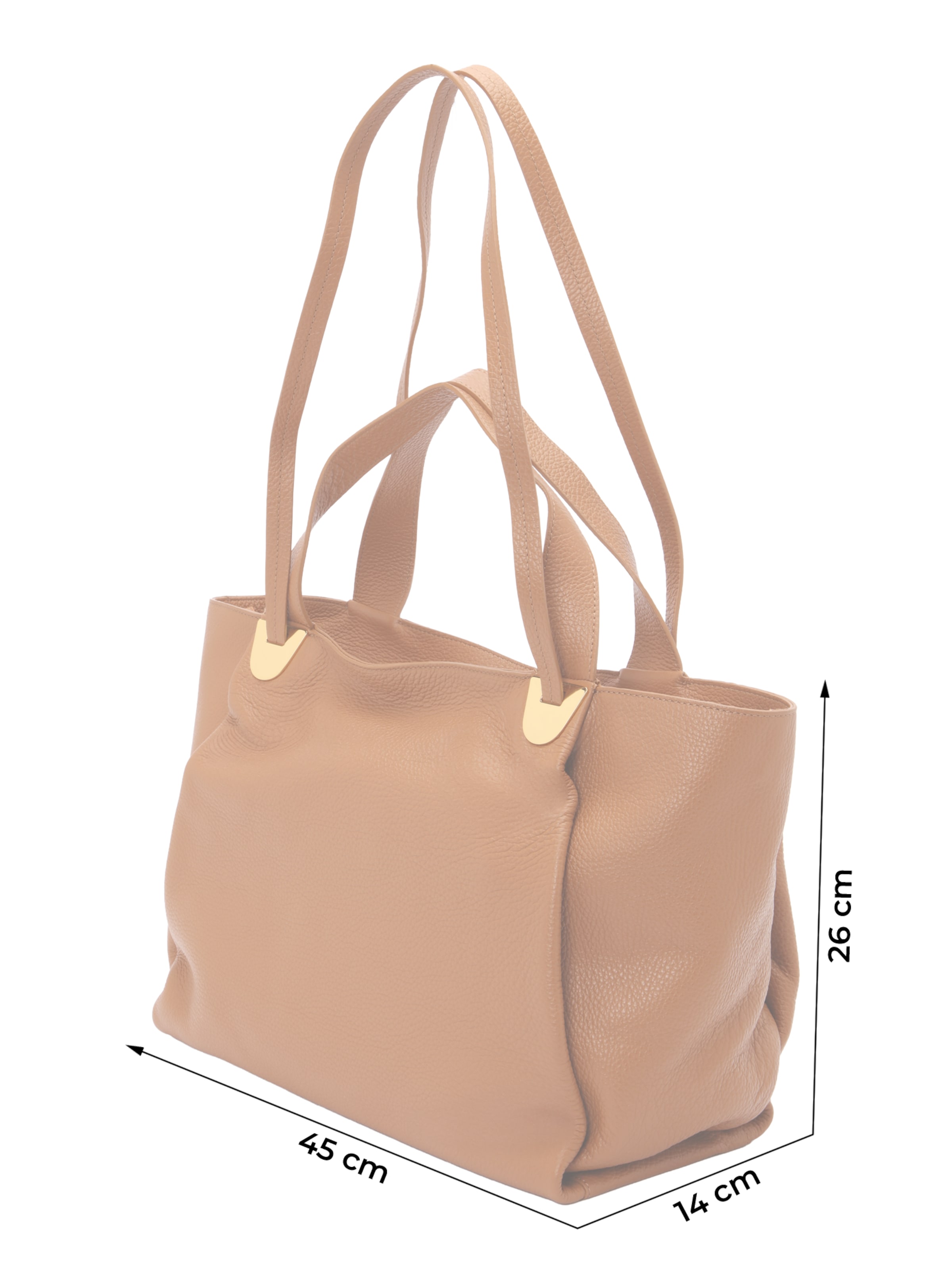 Coccinelle Nákupní taška 'OLIVER' – hnědá