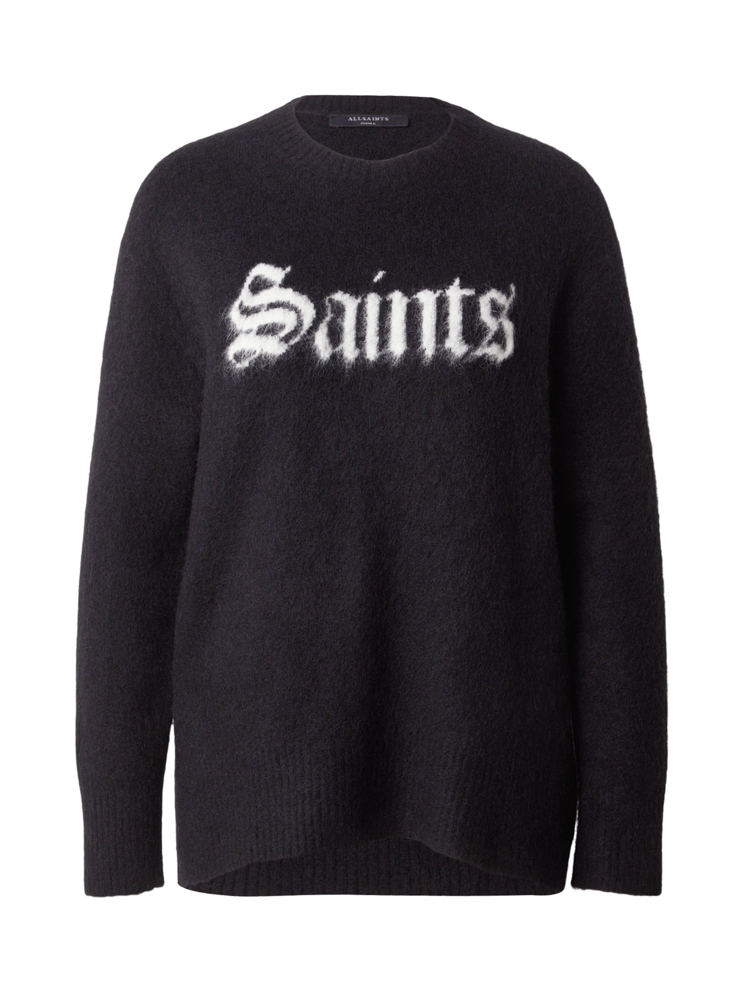AllSaints Πουλόβερ σε μαύρο: μπροστά