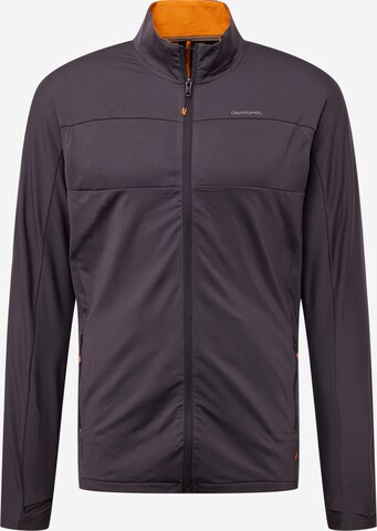 CRAGHOPPERS Outdoor jacket 'Valens' in Black: front