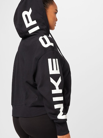 Nike Sportswear Athletic Zip-Up Hoodie in Black