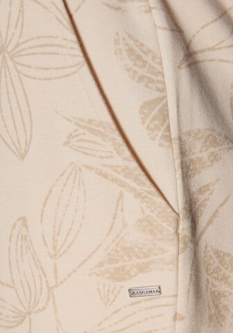 LASCANA Regular Pyjamahose in Beige