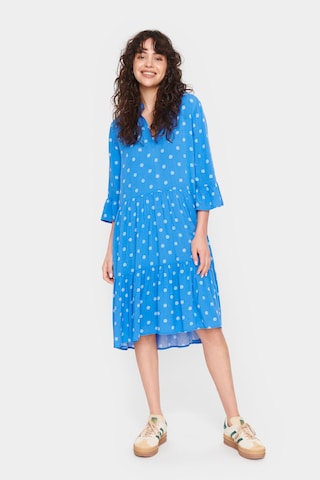 SAINT TROPEZ Shirt Dress 'Eda' in Blue