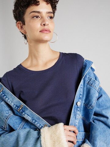 ARMEDANGELS Longsleeve ENRICCA SOFT (GOTS) in Blau