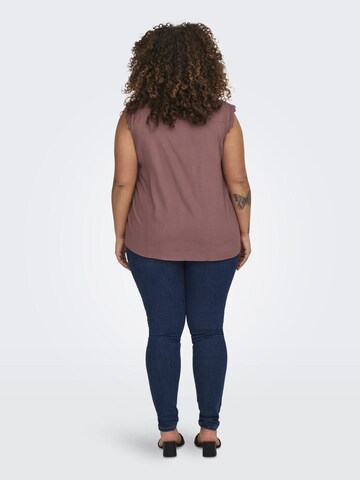 Chemisier 'Mumi' ONLY Carmakoma en marron