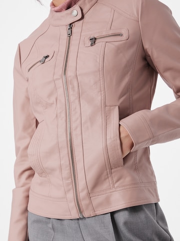 ONLY Kunstlederjacke in Pink