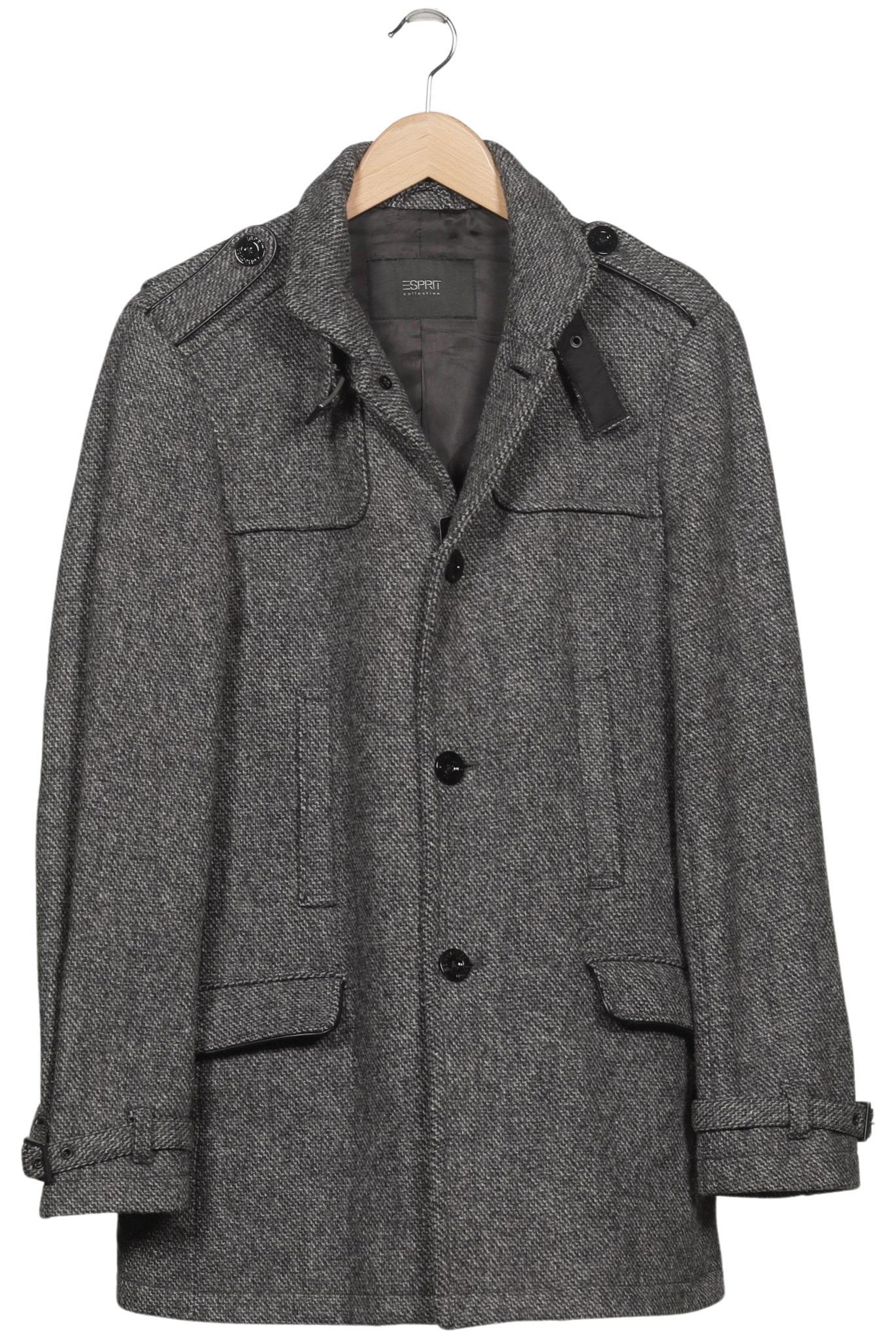 ESPRIT Jacket & Coat in M in Grey: front