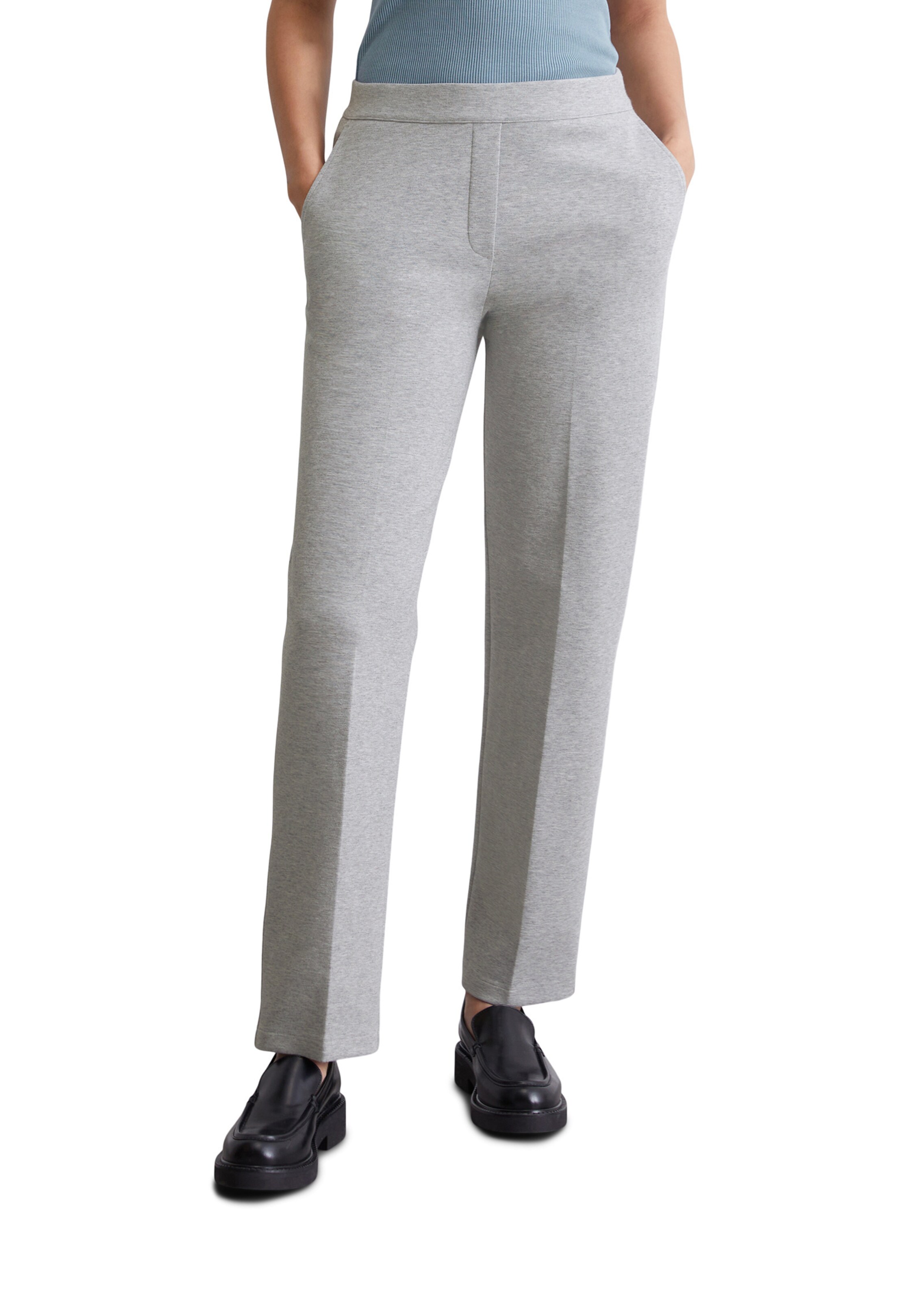 Marc O'Polo Štandardný strih Nohavice - Sivá: predná strana