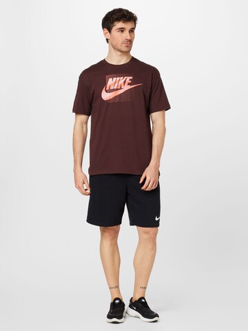 brūns Nike Sportswear T-Krekls 'FUTURA'