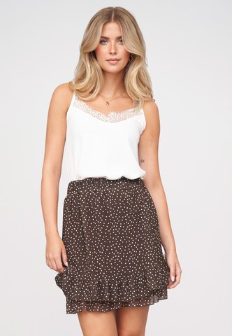 Cloud5ive Skirt in Brown: front