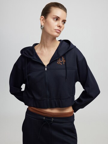 Ipekyol Sweatvest in Blauw: voorkant