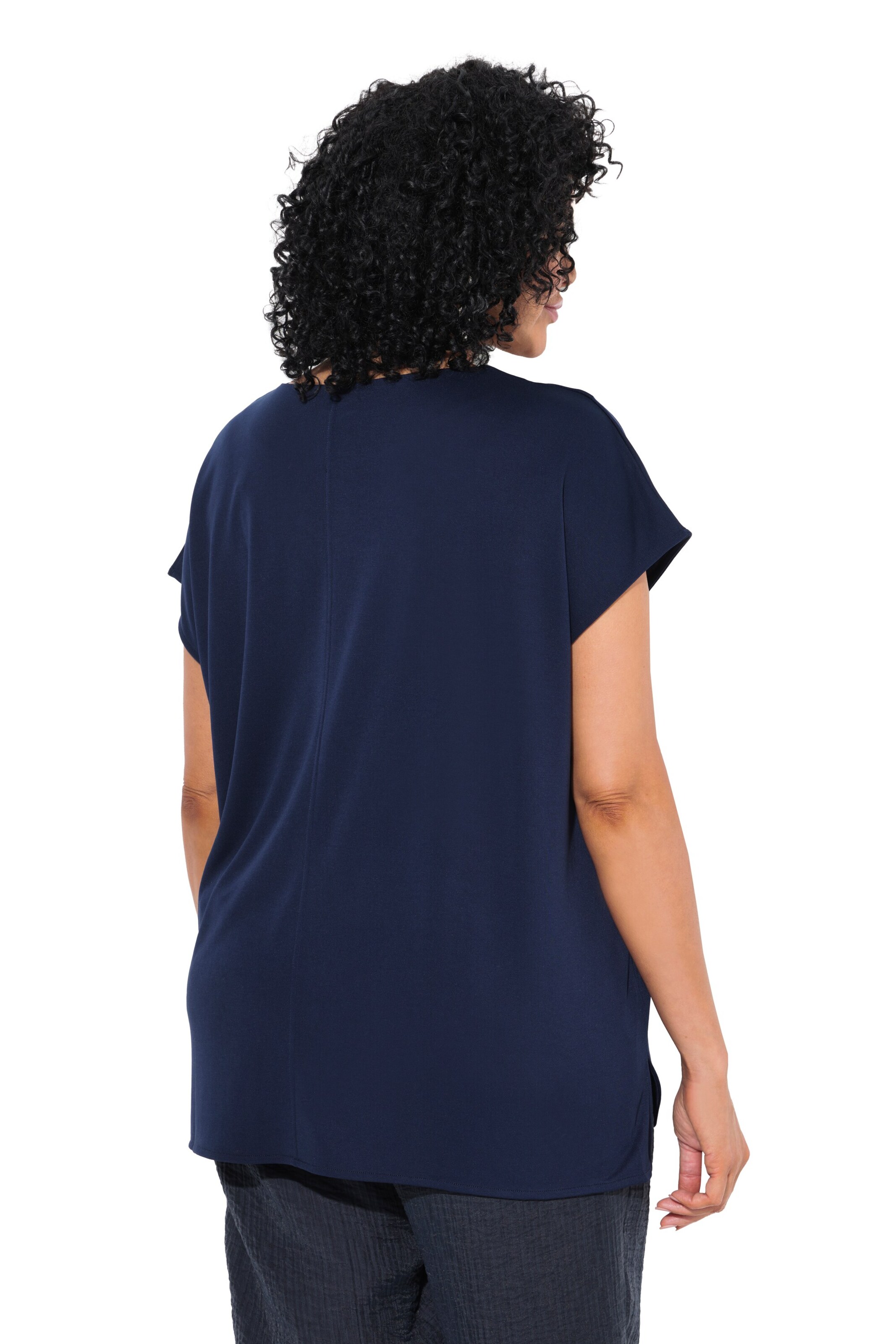 Ulla Popken Sweatshirt in Blauw