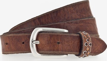 Ceinture b.belt Handmade in Germany en marron : devant