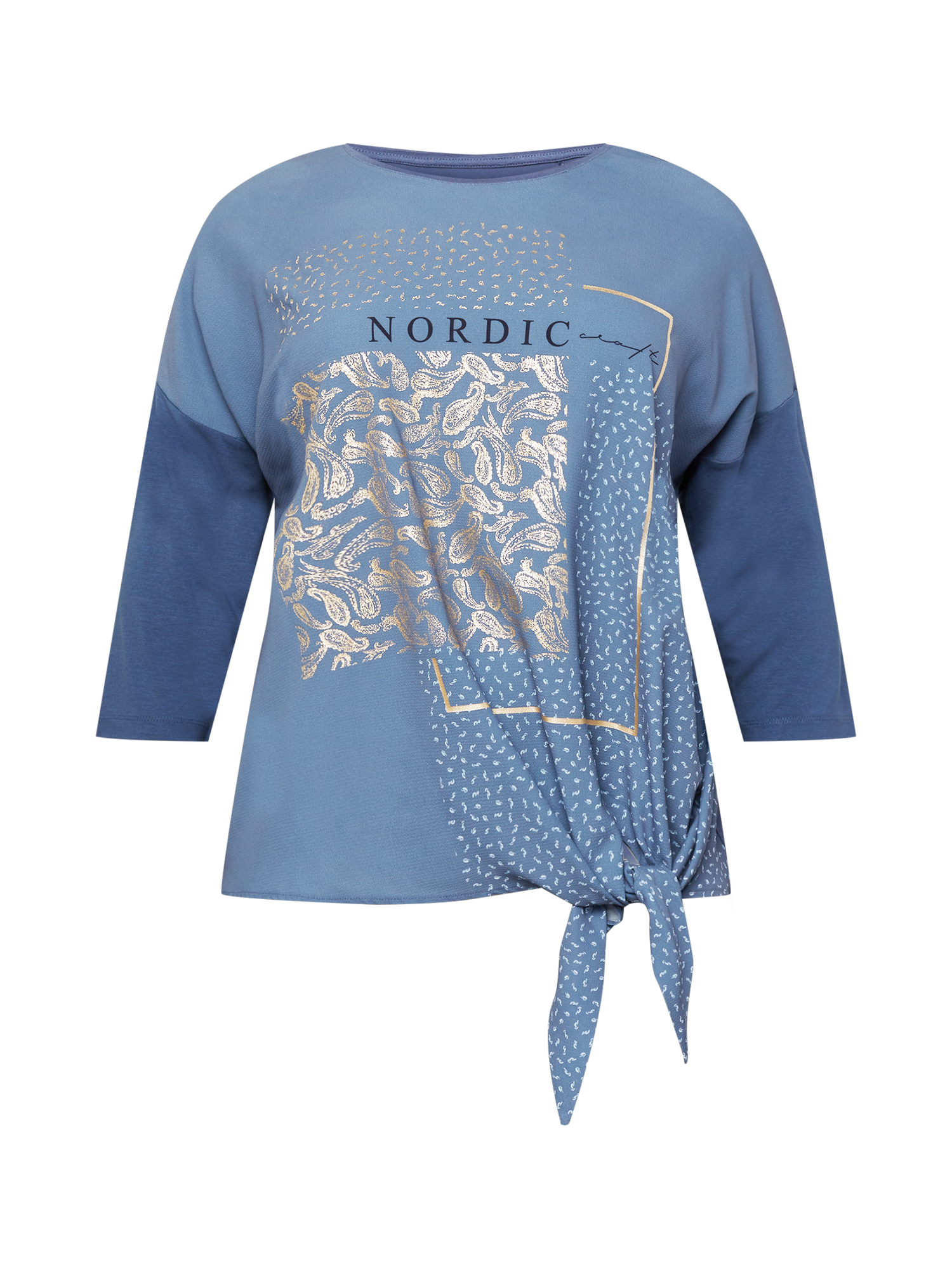 Taglie comode Abbigliamento SAMOON Maglietta in Blu 