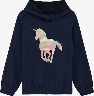 Sweat-shirt s.Oliver en bleu : devant