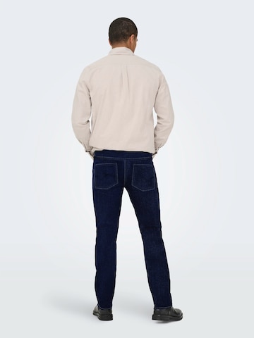 Only & Sons regular Jeans 'ONSWEFT' i blå