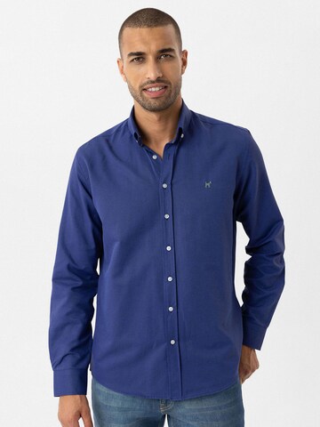 Williot - Ajuste regular Camisa 'Fernando' en azul: frente