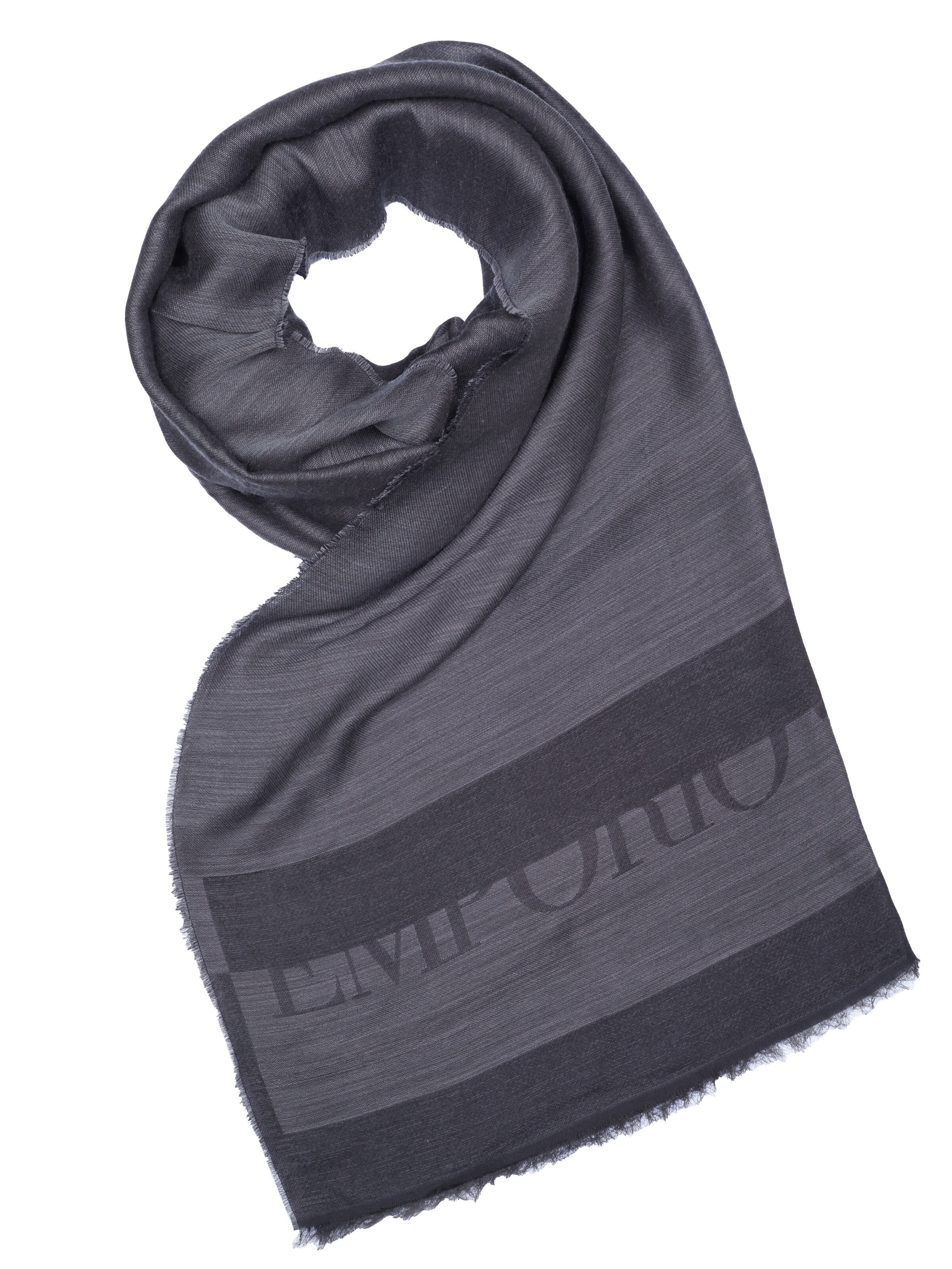 Écharpe 'Emporio' ARMANI en gris : devant