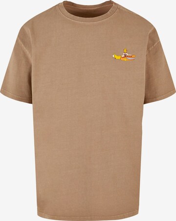 Merchcode Shirt 'Yellow Submarine - Monster No.5' in Beige: voorkant