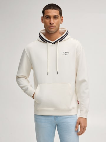 JOOP! Jeans Sweatshirt 'Ailani' in Wit: voorkant