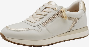 Tamaris Platform trainers in White: front