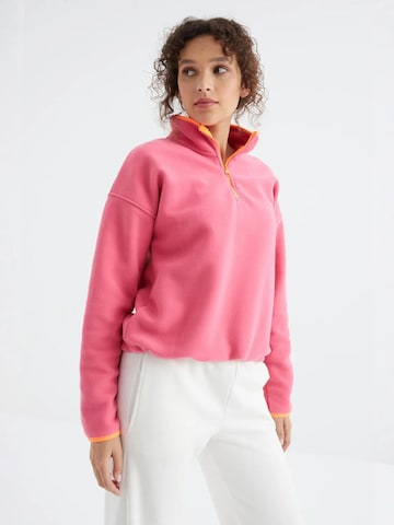 Tommy Life - Sweatshirt em rosa: frente