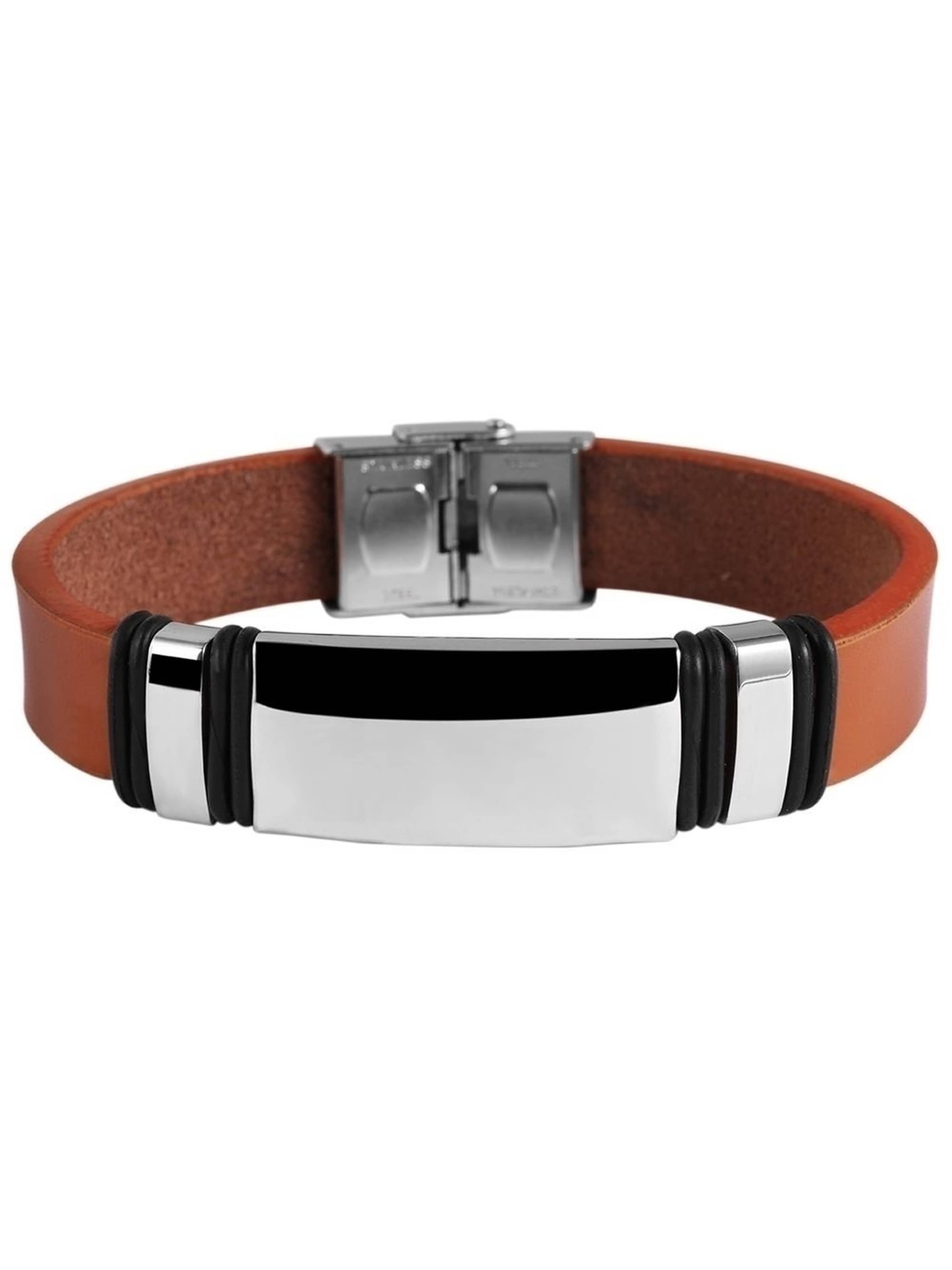 Akzent Bracelet 'Arto, langlebig' in Brown