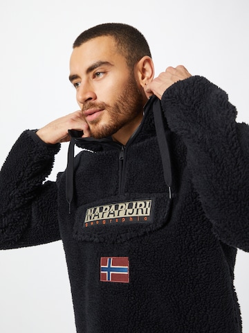 NAPAPIJRI Sweatshirt 'BURGEE' in Black