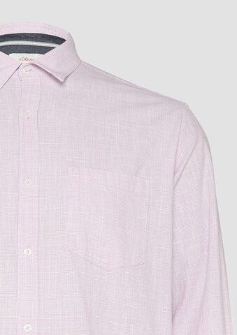 Coupe regular Chemise s.Oliver en rose