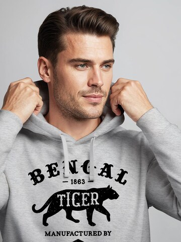 Neverless Sweatshirt 'Bengal Tiger' in Grey