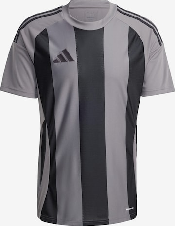 ADIDAS PERFORMANCE - Camiseta de fútbol 'Striped 24' en gris: frente