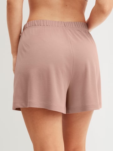 CALIDA Pajama pants 'Natural Loungewear' in Beige