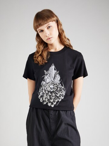 Volcom - Camiseta 'Radical Daze' en negro: frente