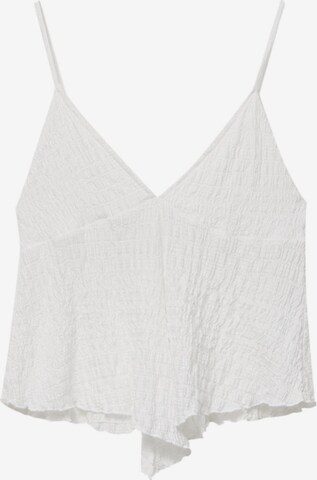 Top di Pull&Bear in bianco: frontale